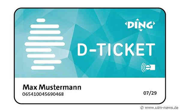 Das ist mal ein Ding: schon 1,2 Millionen Deutschland-Tickets im DING-Gebiet verkauft