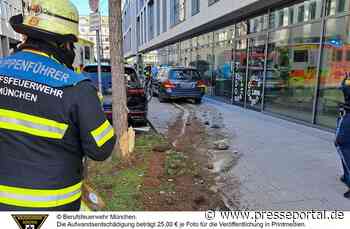 FW-M: Radfahrer bei Verkehrsunfall verletzt (Maxvorstadt)