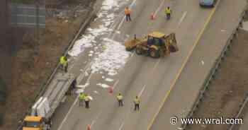 I-87 reopens near Knightdale, debris removed from road
