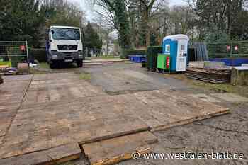 Humboldt-Sprudel wird von Verkrustungen befreit