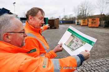 So soll der Wertstoffhof Nord in Bielefeld umgebaut werden