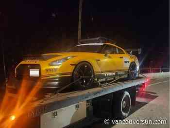 B.C. YouTube influencer in high-performance car busted for excessive speeding