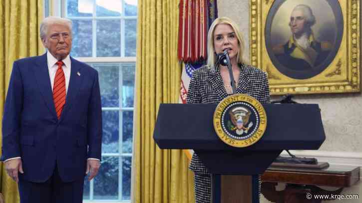 Bondi sworn in as attorney general in Oval Office