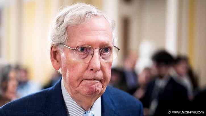 Former GOP leader McConnell falls while exiting Senate chamber after Turner confirmation vote