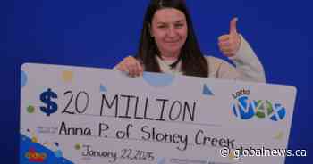 ‘It’s unreal’: Ontario health-care worker wins $20M Lotto Max jackpot