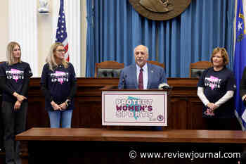 Nevada lieutenant governor leads rally against trans women in sports