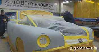 NAIT auto body students restore historic car made for 1951 royal visit to Edmonton