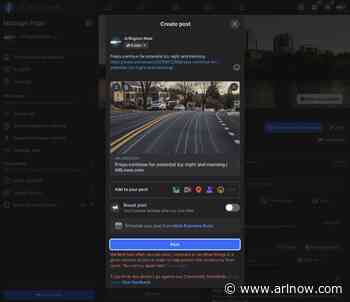 UPDATED: Facebook blocked posts from ARLnow and ALXnow