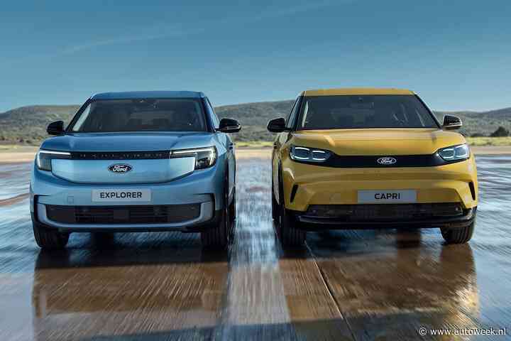 Elektrische Ford Capri en Explorer voortaan goedkoper