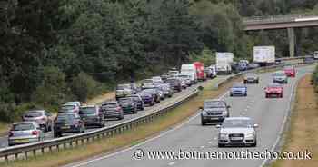 A338 partially blocked and delays expected after crash