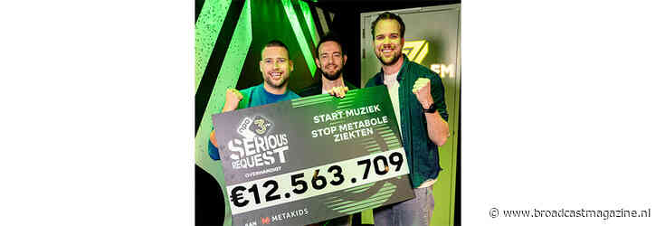 Maand na 3FM Serious Request: 12.563.709 euro voor Metakids