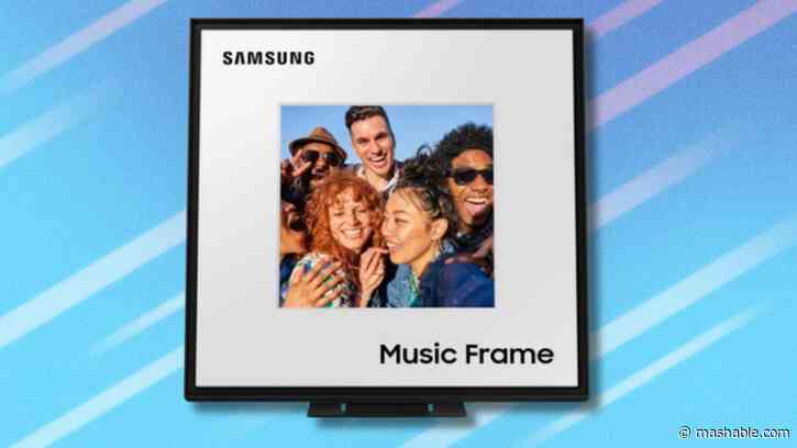 Take $250 off the Samsung Music Frame and get a fun speaker/photo display combo