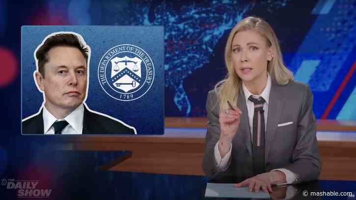 The Daily Show gets real about Elon Musks White House takeover