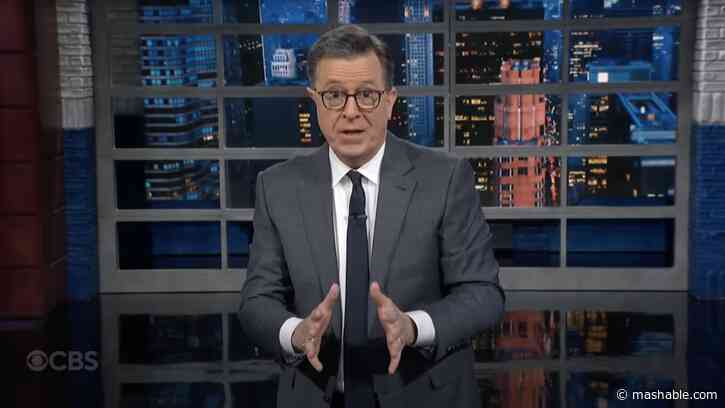 Stephen Colbert says Elon Musk is blowing up the White House like a Tesla in Self Driving Mode