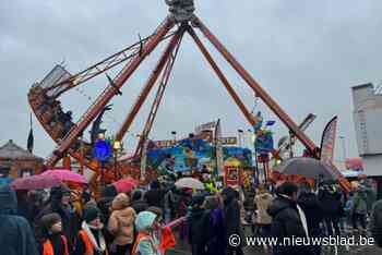 Parkings niet toegankelijk door winterfoor met 110 attracties