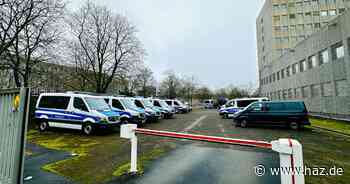 Hundertschaft im Einsatz: Übung der Bereitschaftspolizei in Hannover