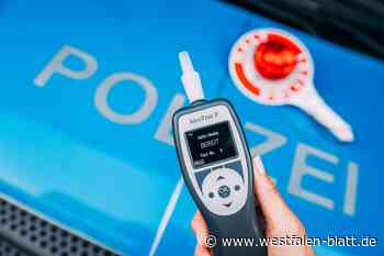 Alkoholisierter Autofahrer wird bei Kontrolle in Löhne aggressiv