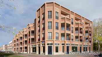 Appartementenblok met 'plisségevel' opgeleverd in Nieuw Kralingen