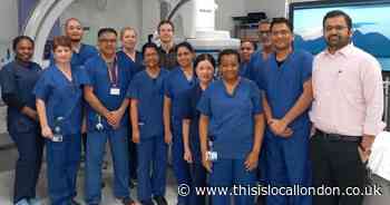 The Romford team which has stepped in to treat 120 stroke patients in three months