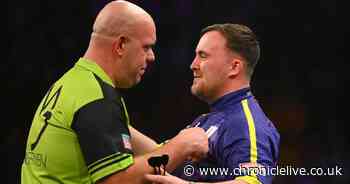Luke Littler laughs at Michael van Gerwen's 'baby' jibe as darts rivalry heats up