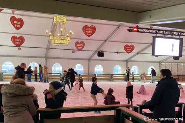 De Parkcross is voorbij, daar komt de schaatspiste