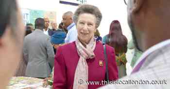 Princess Anne visits area that saw the most deaths during Covid