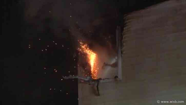 3 young siblings hospitalized following fire in Batavia