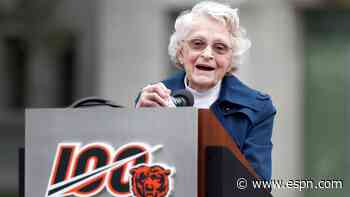 McCaskey, longtime Bears matriarch, dies at 102