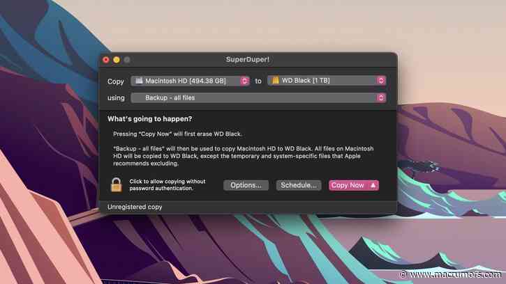 macOS Sequoia 15.3 Fixes SuperDuper Bootable Backups Bug