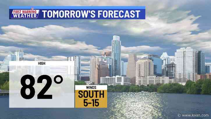 Two more days of 80s before slow cooling with rain