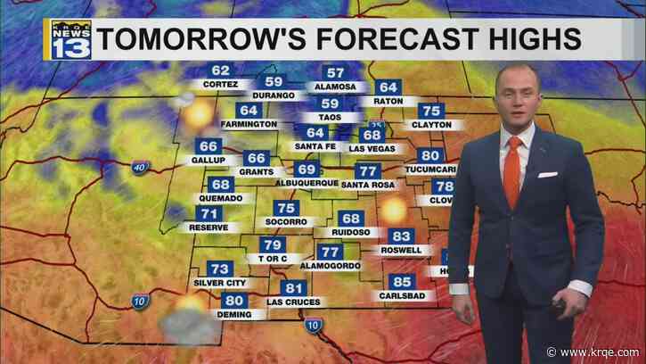 Warmer, windier weather returns Friday