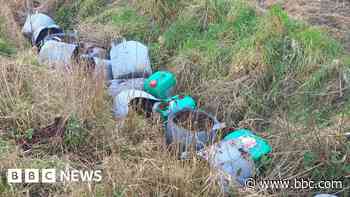 Cannabis production material dumped in four places
