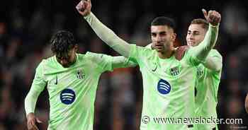 FC Barcelona plaatst zich voor halve finales na galavoorstelling tegen Valencia