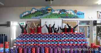 Elvington Eco Warriors live up to name after plastic tub collection