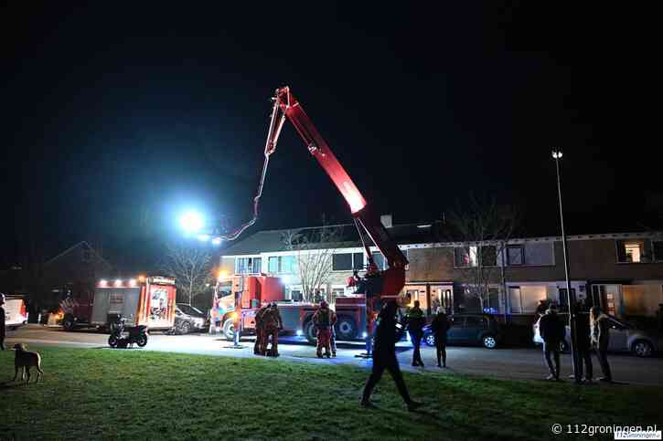 Woningbrand aan de Nijenoertweg in Leek