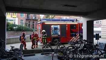 `Brand` in het Harmoniegebouw in de binnenstad