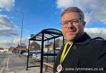 Delighted my bus shelter plan for Gaywood has come to fruition