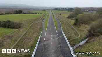 Never used, already crumbling: Road that cost £40m