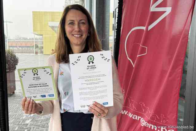 Beweegvriendelijke stad sleept zilveren oorkonde in de wacht