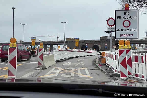 Rekordverdächtig: in fünf Tagen wird Schranke am Blaubeurer Ring fünf Mal beschädigt