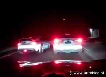 Video: BMW raakt Supra, vrienden zetten achtervolging in