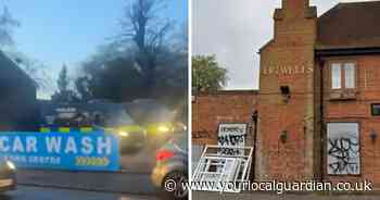 Immigration raid for illegal workers clears people at site of derelict Sutton pub