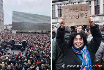 LIVE. Gratis optreden is begonnen: Charlotte de Witte op gejuich onthaald - Kleine 10.000 mensen aanwezig bij stadshal