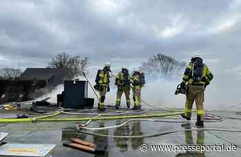 FW Bremerhaven: Abschließende Pressemitteilung zum Dachstuhlbrand in der Bremer Straße