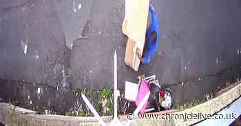 Sunderland man caught fly-tipping household waste and sofas on CCTV