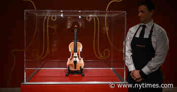 A 311-Year-Old Stradivarius Violin Sells for $10 Million at Sotheby’s