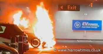 100 people evacuated during HUGE fire in Colindale Morrisons car park