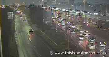 Motorists continue to face SEVERE delays near Dartford Crossing after two-lorry crash