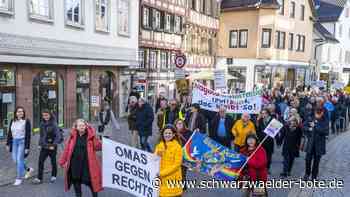 Klare Antwort aus Nagold: Wilde Behauptung – „Omas gegen Rechts“ für Demonstrationen bezahlt?