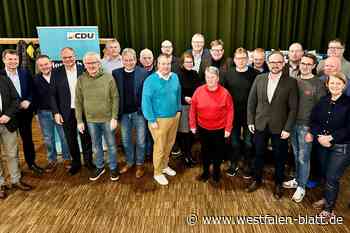 Kandidaten stehen: CDU in Warburg stellt sich für Kommunalwahl auf